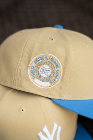 New Era New York Yankees 1937 World Series Grey UV (Vegas Gold/Air Force Blue) 59Fifty Fitted