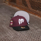 New Era Diablos Rojos Del Mexico Grey UV (Maroon/Black) 59Fifty Fitted