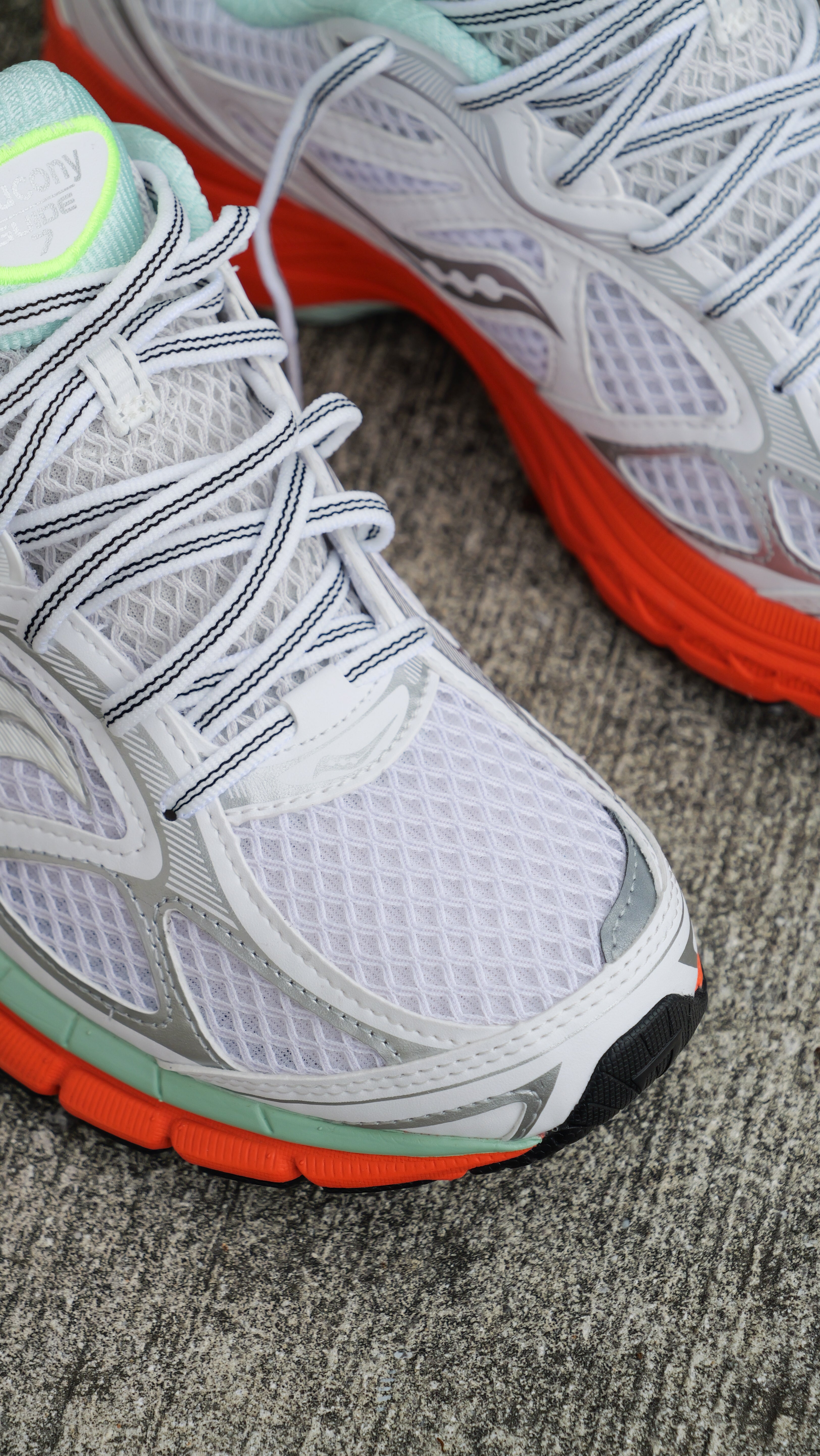 Mens Saucony ProGrid Guide 7 (White/Multi) - Saucony