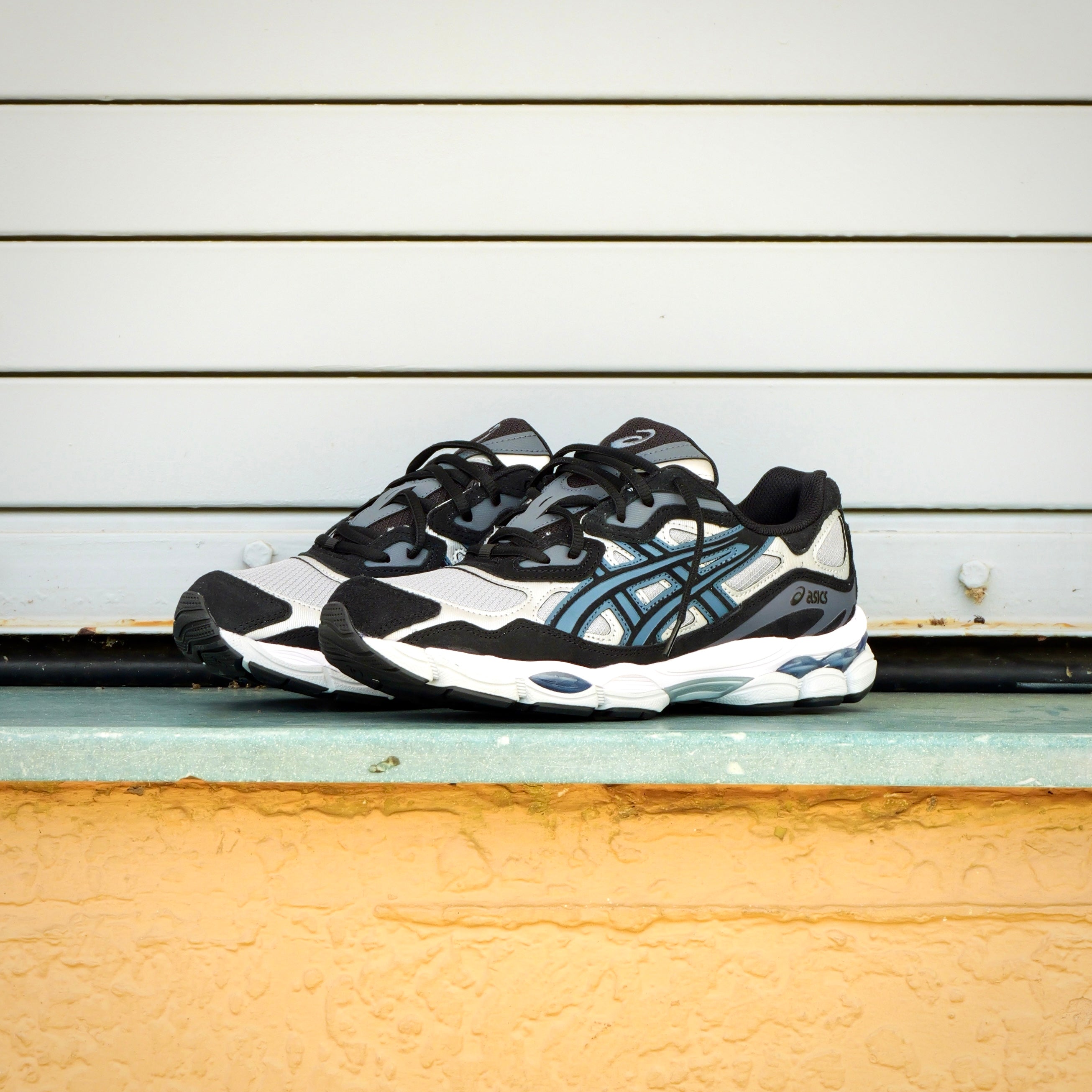 Mens Asics Gel-NYC (Gravel/ Raw Indigo)