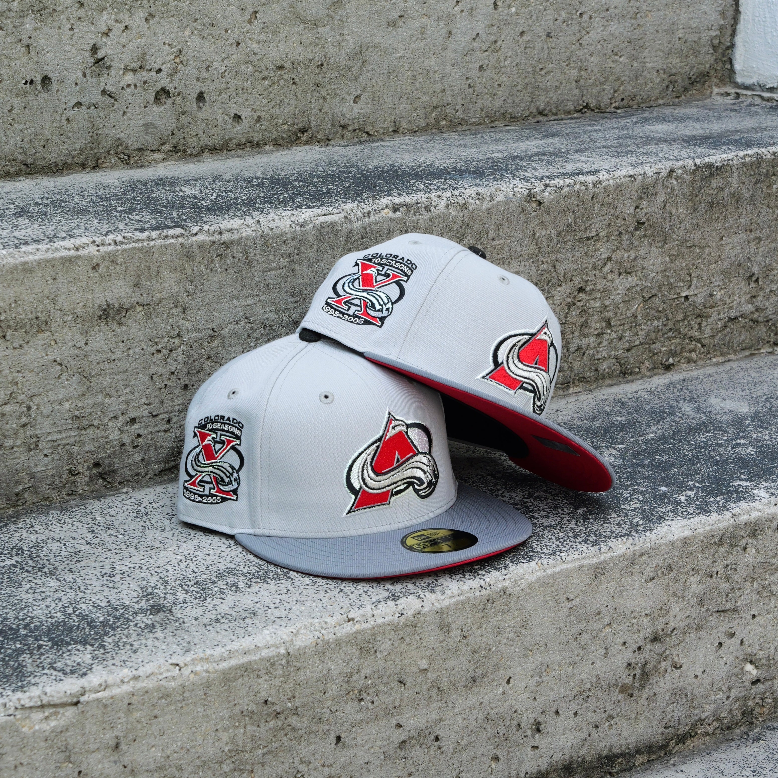 New Era Colorado Avalanche 10th Anniversary Side Patch Fitted