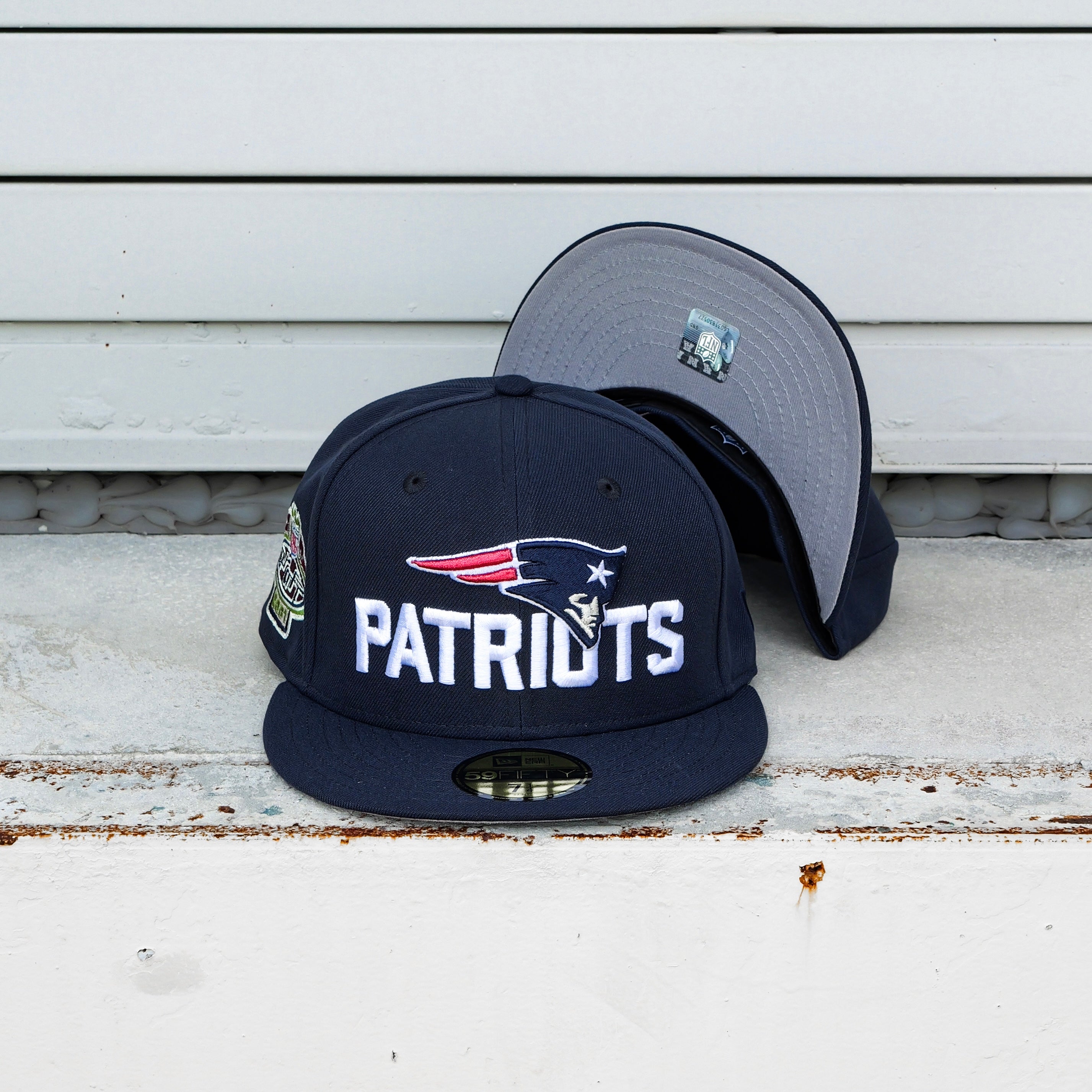 New Era New England Patriots 2001 Draft Side Patch Fitted - New Era