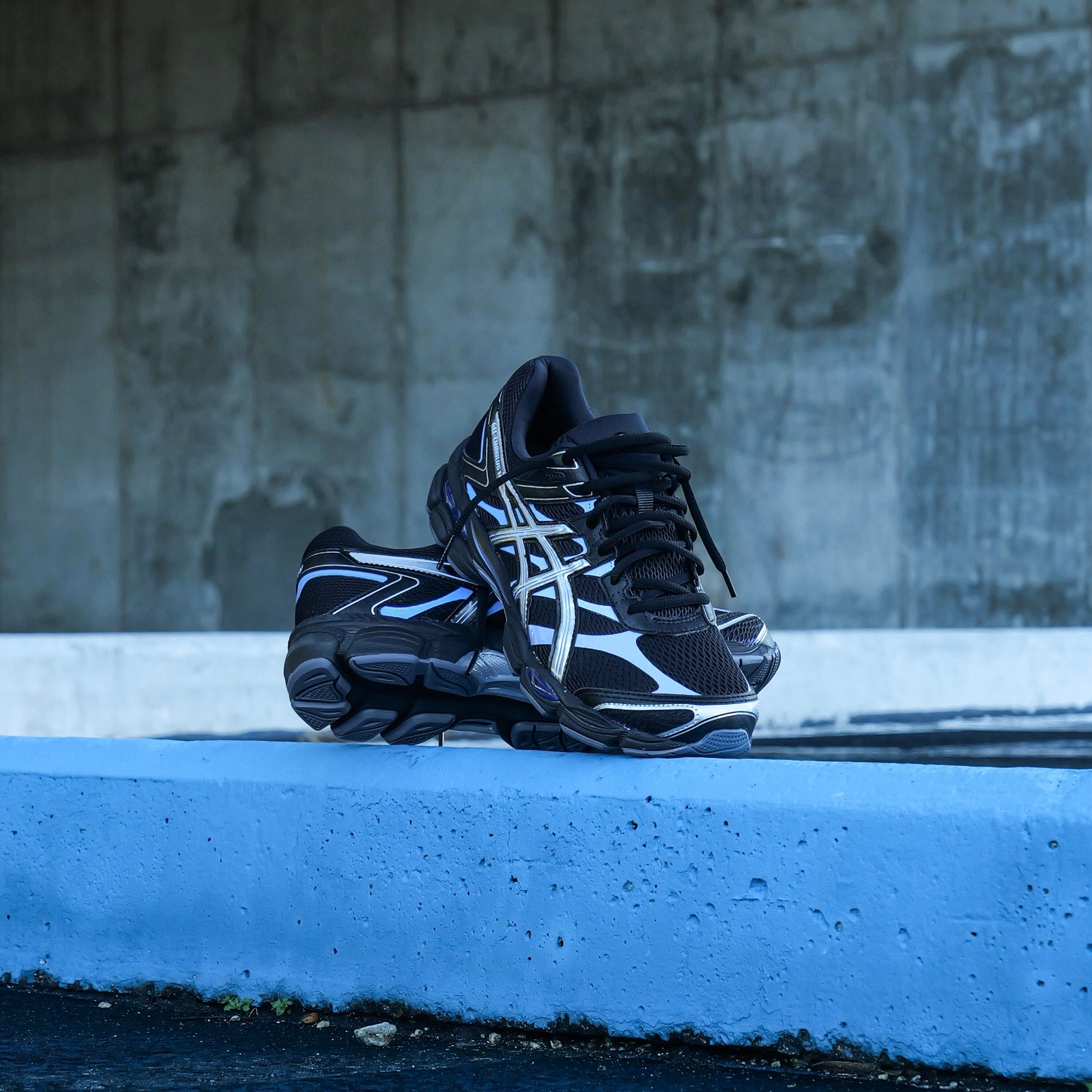 Mens Asics Gel-Cumulus 16 (Black/Pure Silver)