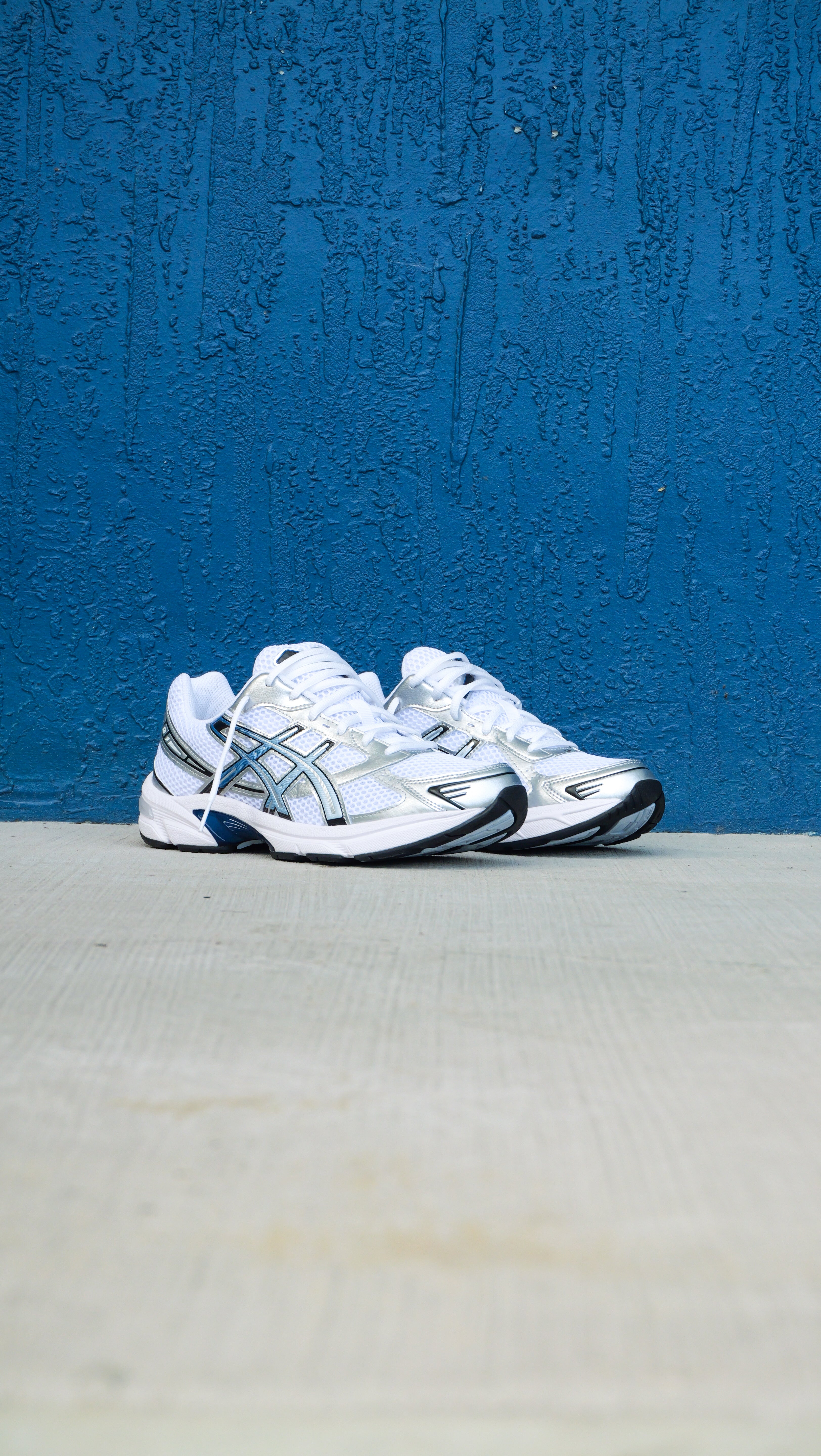 Mens Asics Gel-1130 (White/Storm Cloud)
