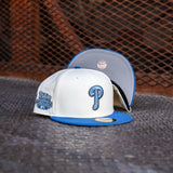 New Era Philadelphia Phillies 2008 World Series Champions Grey UV (Off White/Indigo) 59Fifty Fitted