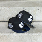 New Era Chicago Cubs World Series Side Patch Fitted (Black/Navy) - New Era