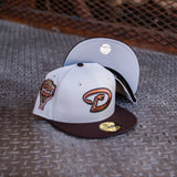 New Era Arizona Diamondbacks 1998 Inaugural Season Grey UV (Stone/Brown) 59Fifty Fitted