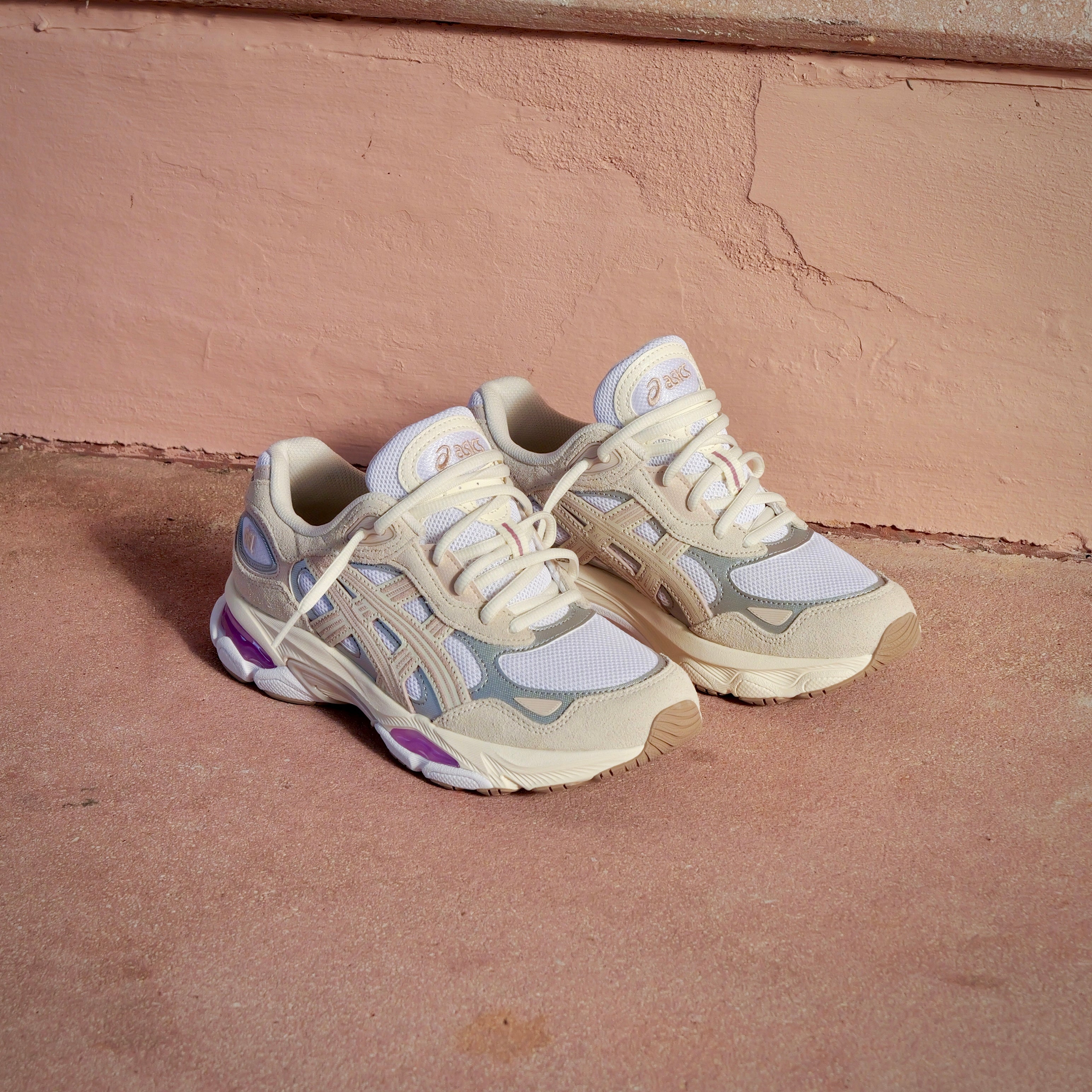 Mens Asics Gel-NYC 2.0 (White/Cream)