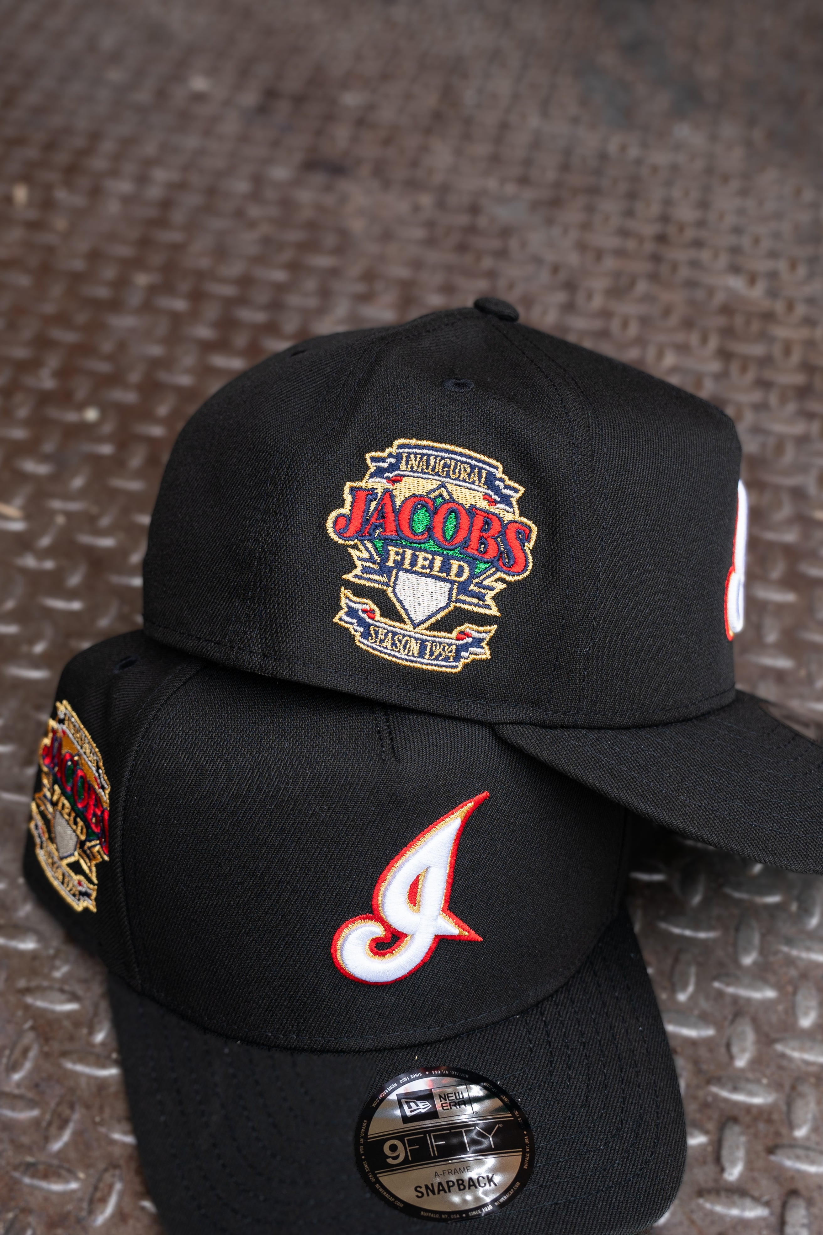 New Era Cleveland Indians Jacobs Field 9Fifty A-Frame Snapback