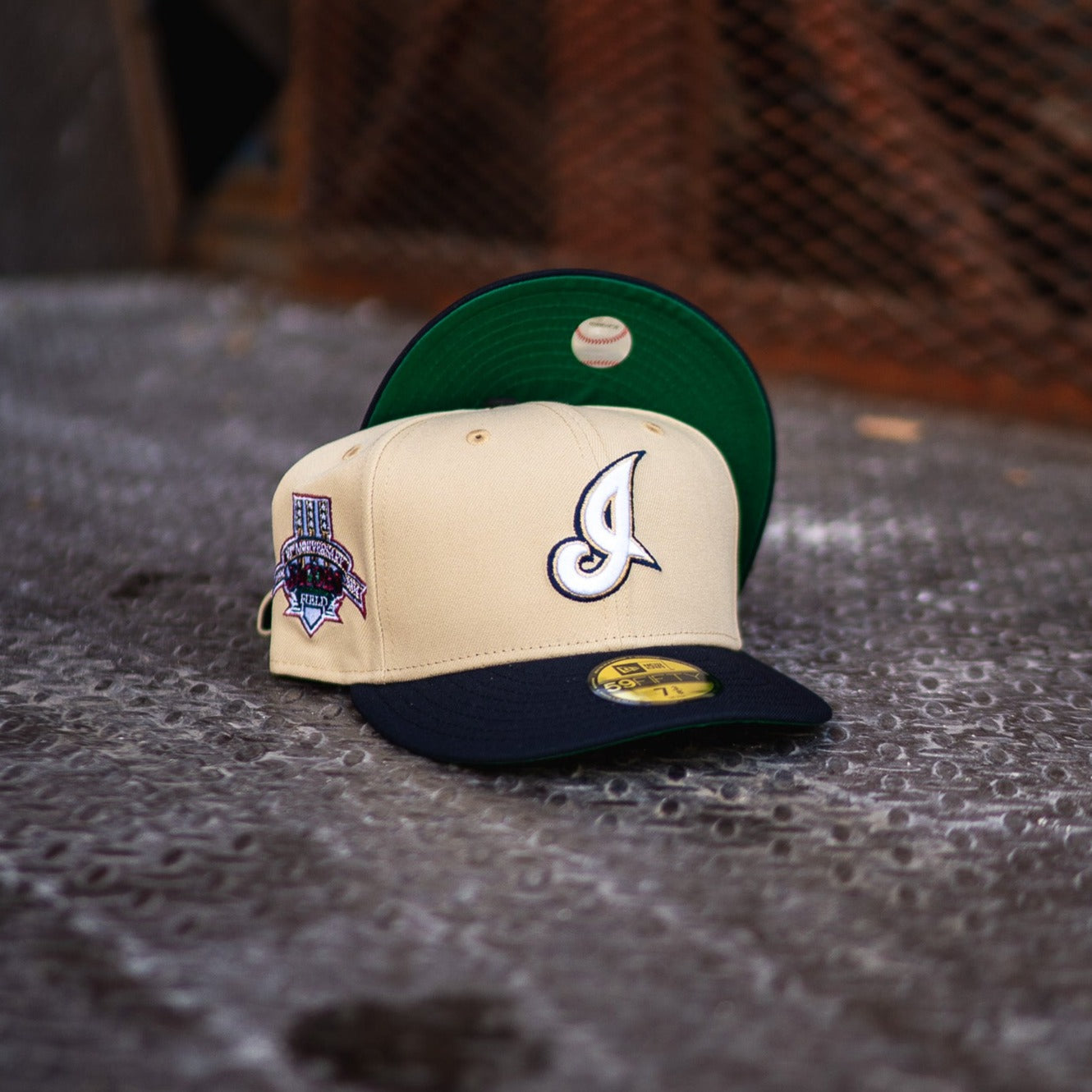 New Era Cleveland Indians 10th Anniversary Green UV (Vegas Gold/Navy) - New Era