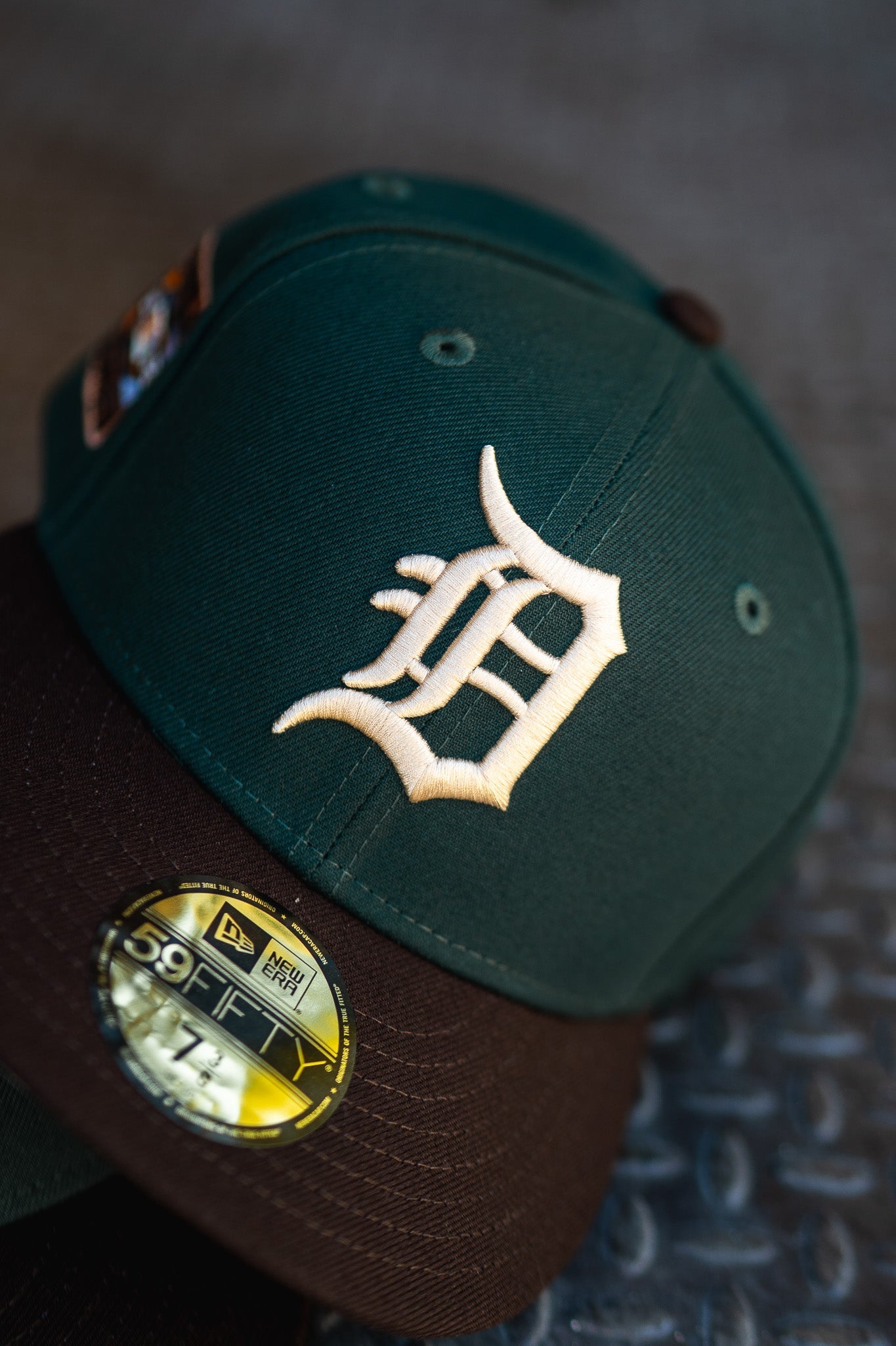 New Era Detroit Tigers 2006 WS Grey UV (Pine Green/Mocha) - New Era