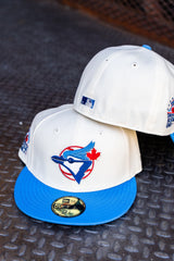 New Era Toronto Blue Jays 1991 ASG Grey UV 59Fifty Fitted (Off White/Air Force Blue)