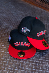 New Era Chicago White Sox Grey UV 59Fifty Fitted (Black/Red)