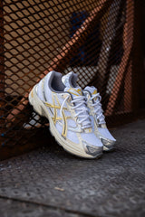 Mens Asics Gel-1130 (White/Faded Yellow)