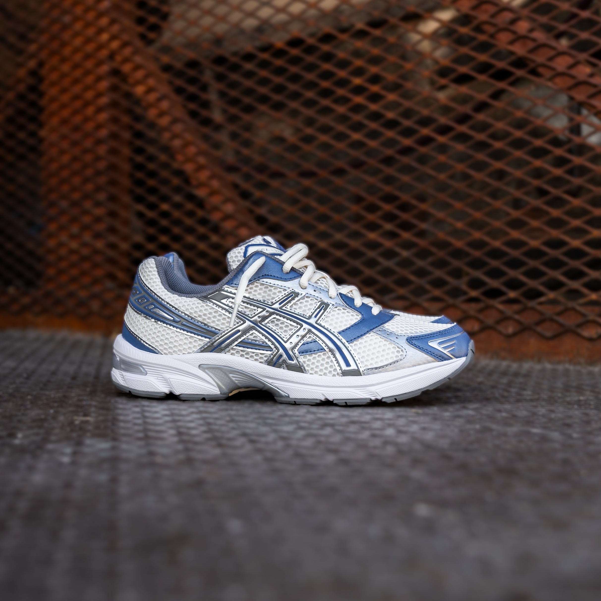 Mens Asics Gel-1130 (Cream/Blueberry)