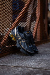 Mens Asics Gel-Kinetic Fluent (Black/Gold)