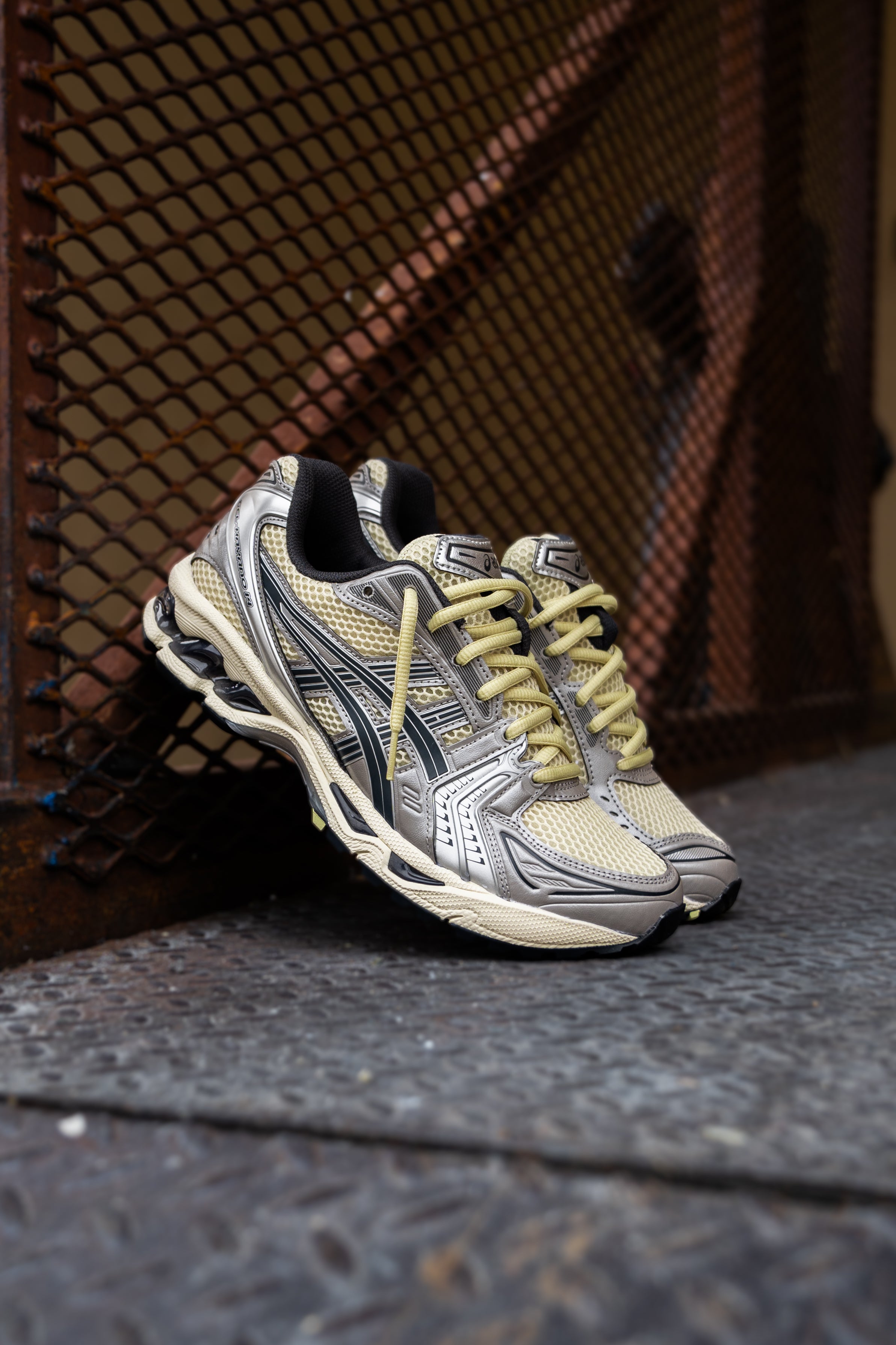 Mens Asics Gel Kayano 14 (Oyster White/Steeple Grey)