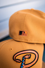 New Era Arizona Diamondbacks 1998 Inaugural Season Tangerine UV (Wheat/Khaki) - New Era