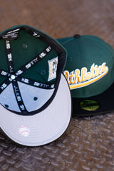 New Era Oakland Athletics Rickey Henderson Field Grey UV (Dark Green/Black) 59Fifty Fitted