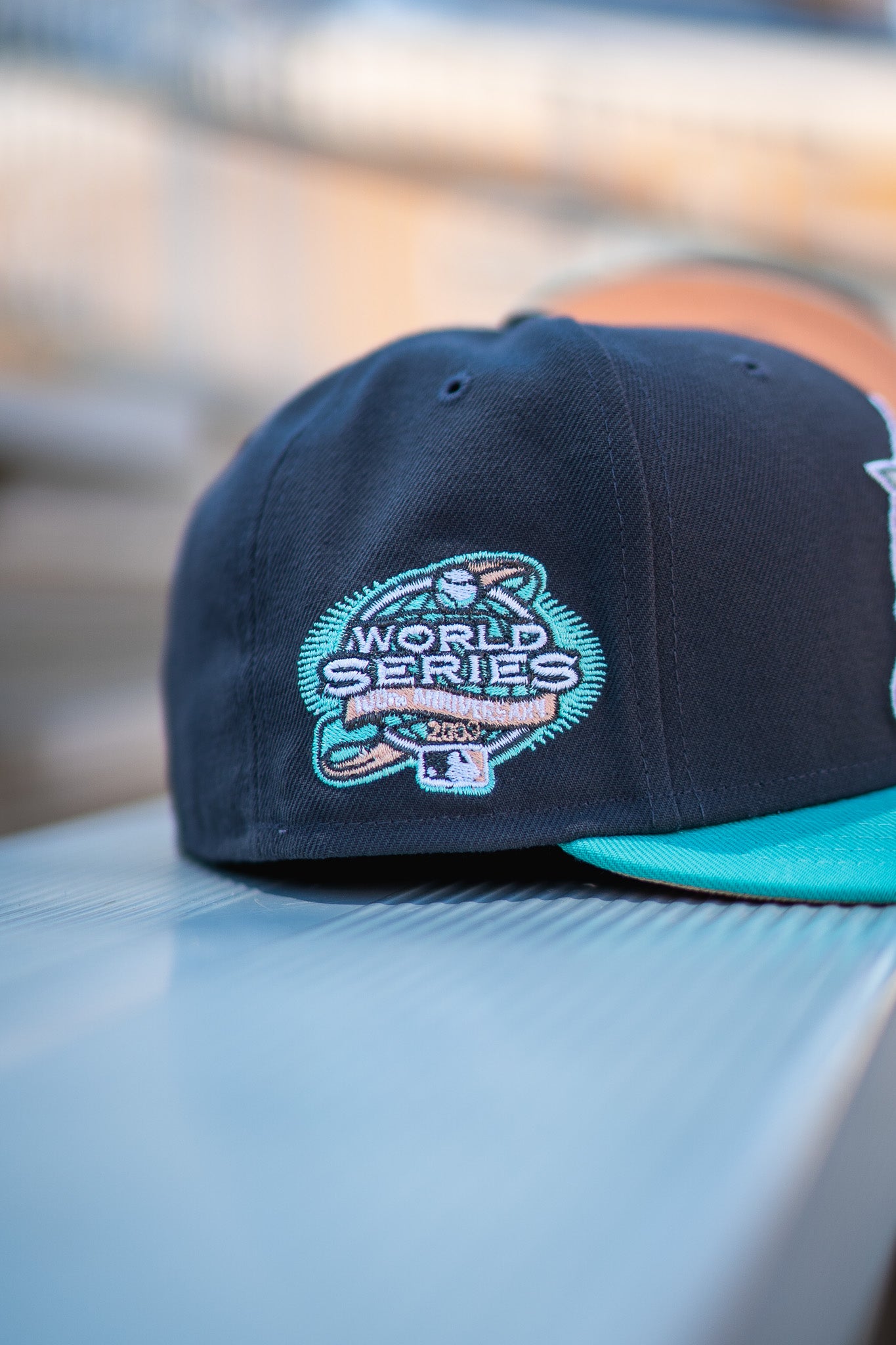 New Era Florida Marlins 100th Anniversary Blush UV (Charcoal/Teal) - New Era