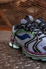 Mens Saucony ProGrid Triumph 4 (Navy/Holographic Marine)