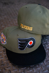 New Era Philadelphia Flyers 50th Anniversary Grey UV 59Fifty Fitted (Olive/Satin Black)