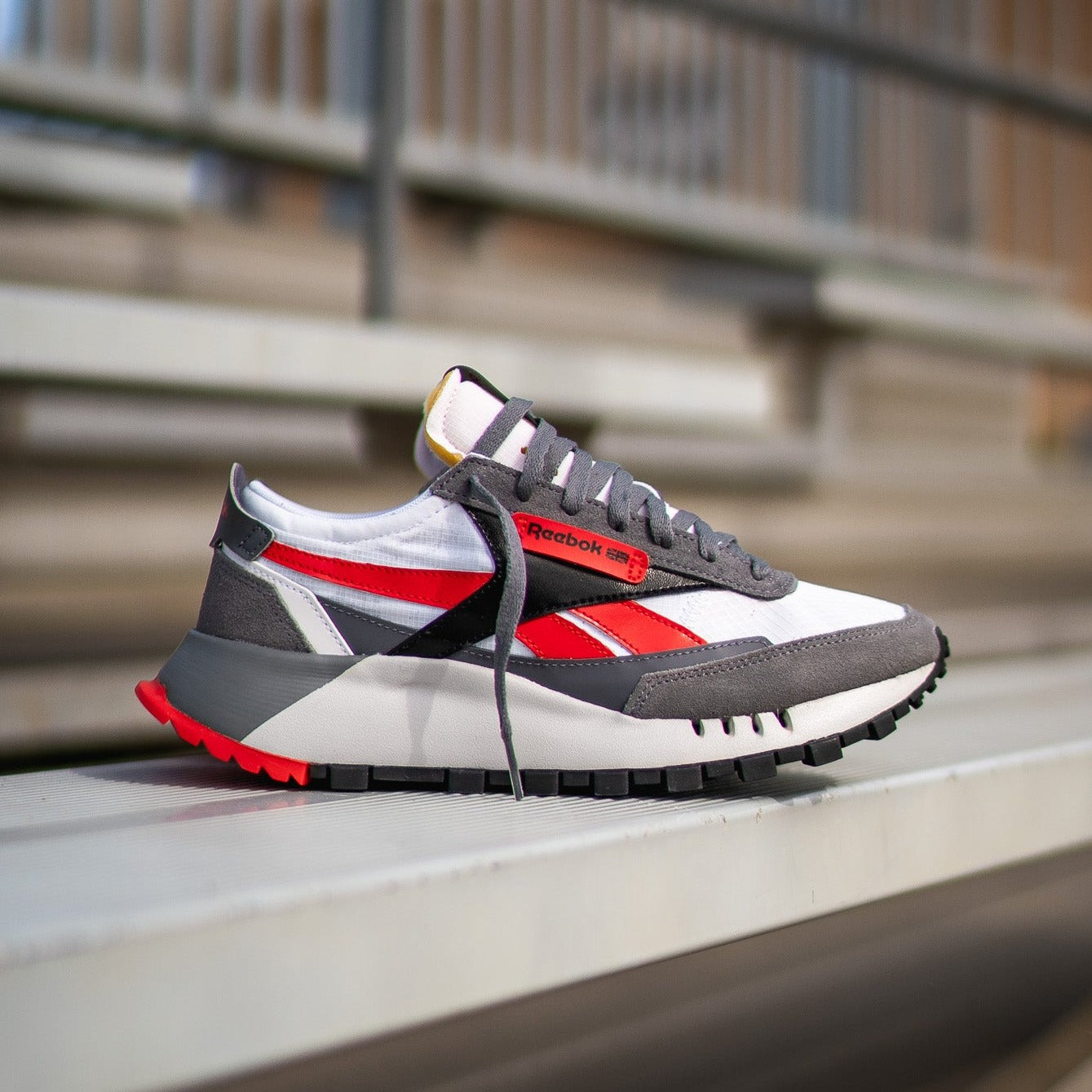 GRADESCHOOL Reebok CL Legacy (Charcoal/Infrared) - Reebok