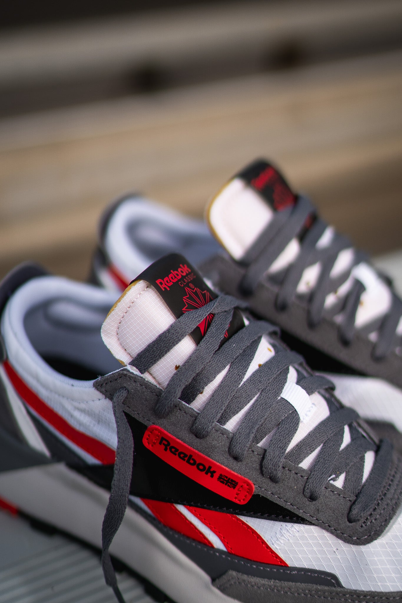 GRADESCHOOL Reebok CL Legacy (Charcoal/Infrared) - Reebok