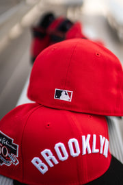 New Era Brooklyn Dodgers Jackie Robinson Good Grey UV (Red/Black) - New Era