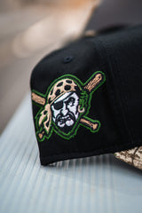 New Era Pittsburgh Pirates 9FORTY A-Frame Snapback (Black/Real Tree Camo) - New Era