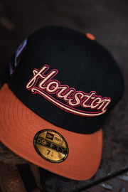 New Era Houston Astros 2000 Inaugural Season Grey UV (Black/Rust Orange) - New Era