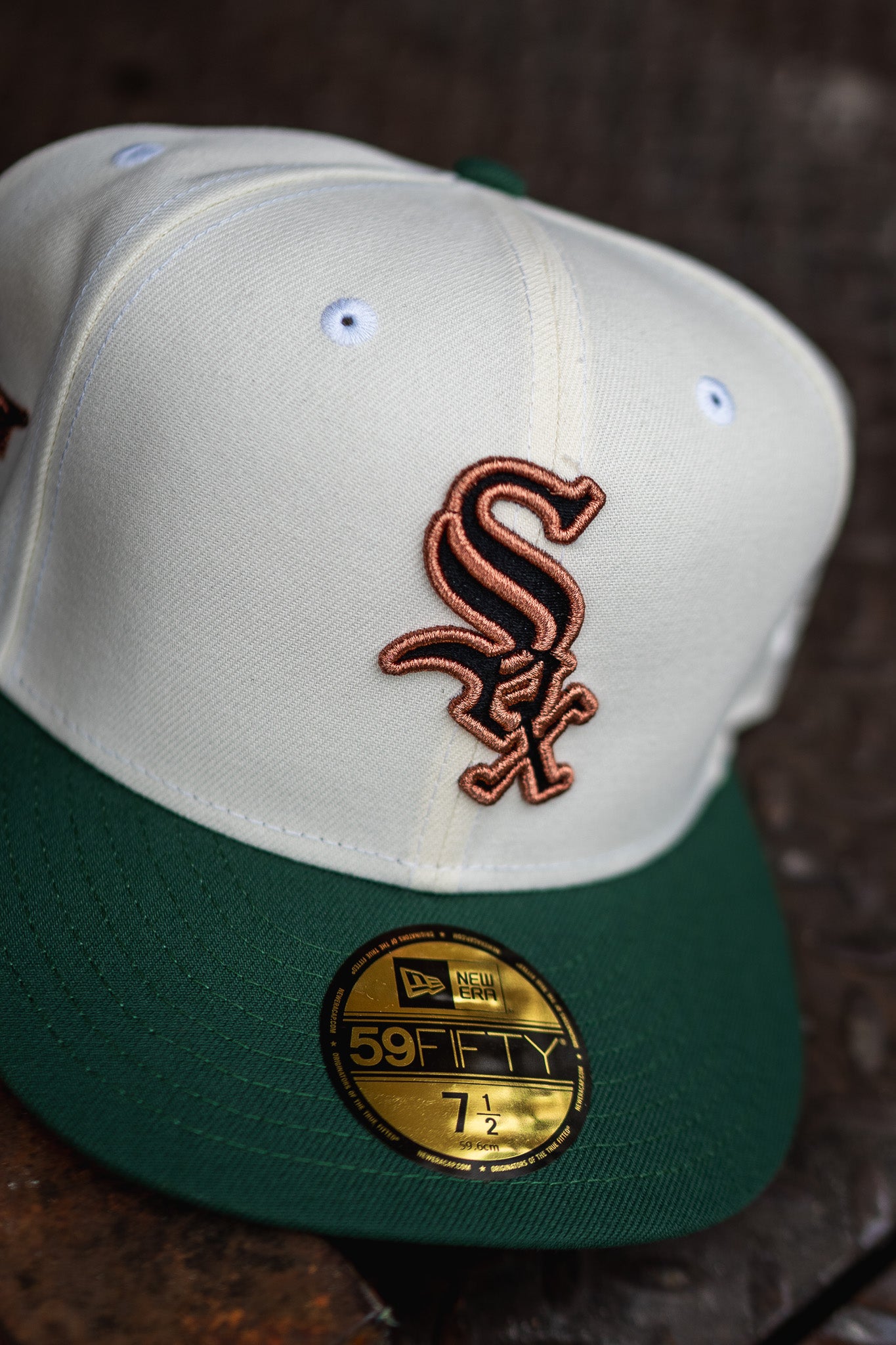 New Era Chicago White Sox Grey UV (Off White/Forest) - New Era