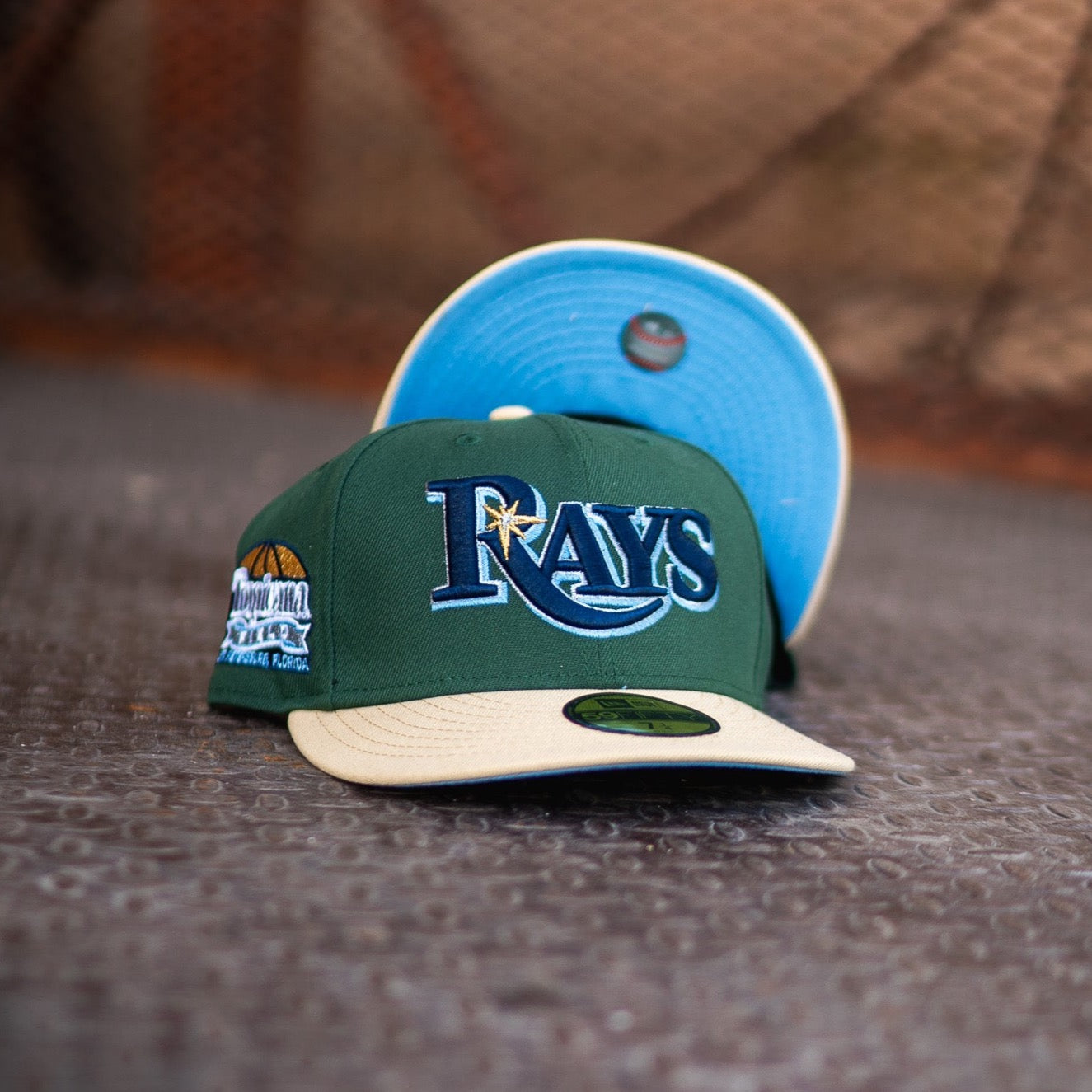 New Era Tampa Bay Rays Tropicana Field Sky UV (Forest/Beige) - New Era