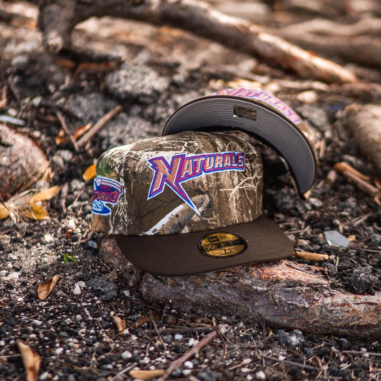 New Era Northwest Arkansas Naturals Grey UV (Real Tree Camo/Mocha) - New Era