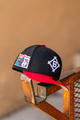 New Era Brooklyn Dodgers Jackie Robinson Grey UV (Black/Red) 59Fifty Fitted