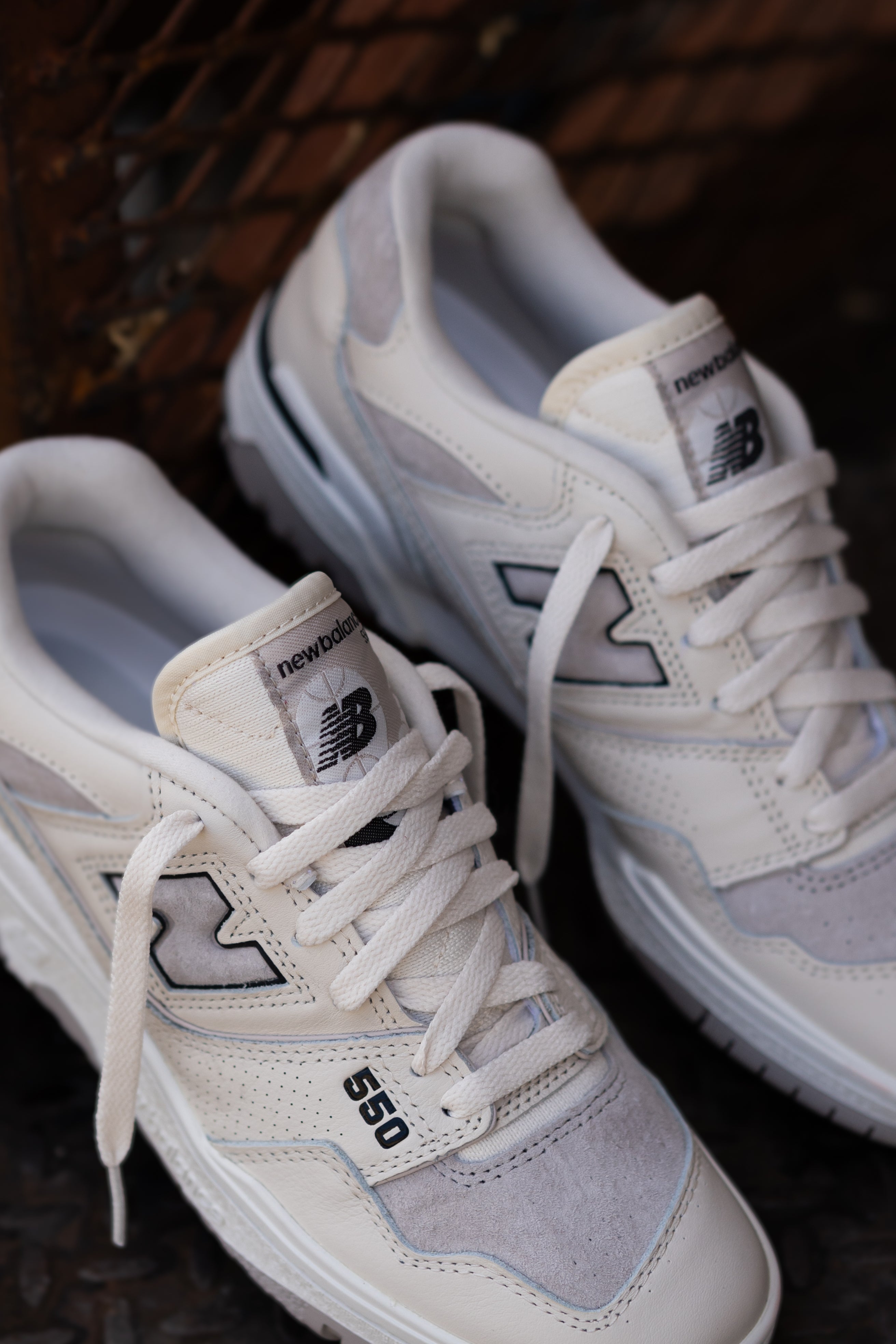 Women's New Balance 550 (Beige/Grey) - BBW550RB - Saucony