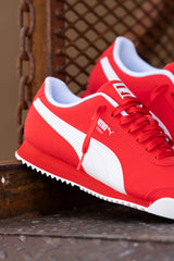 Mens Puma Roma 24 Reversed (For All Time Red/Puma White)