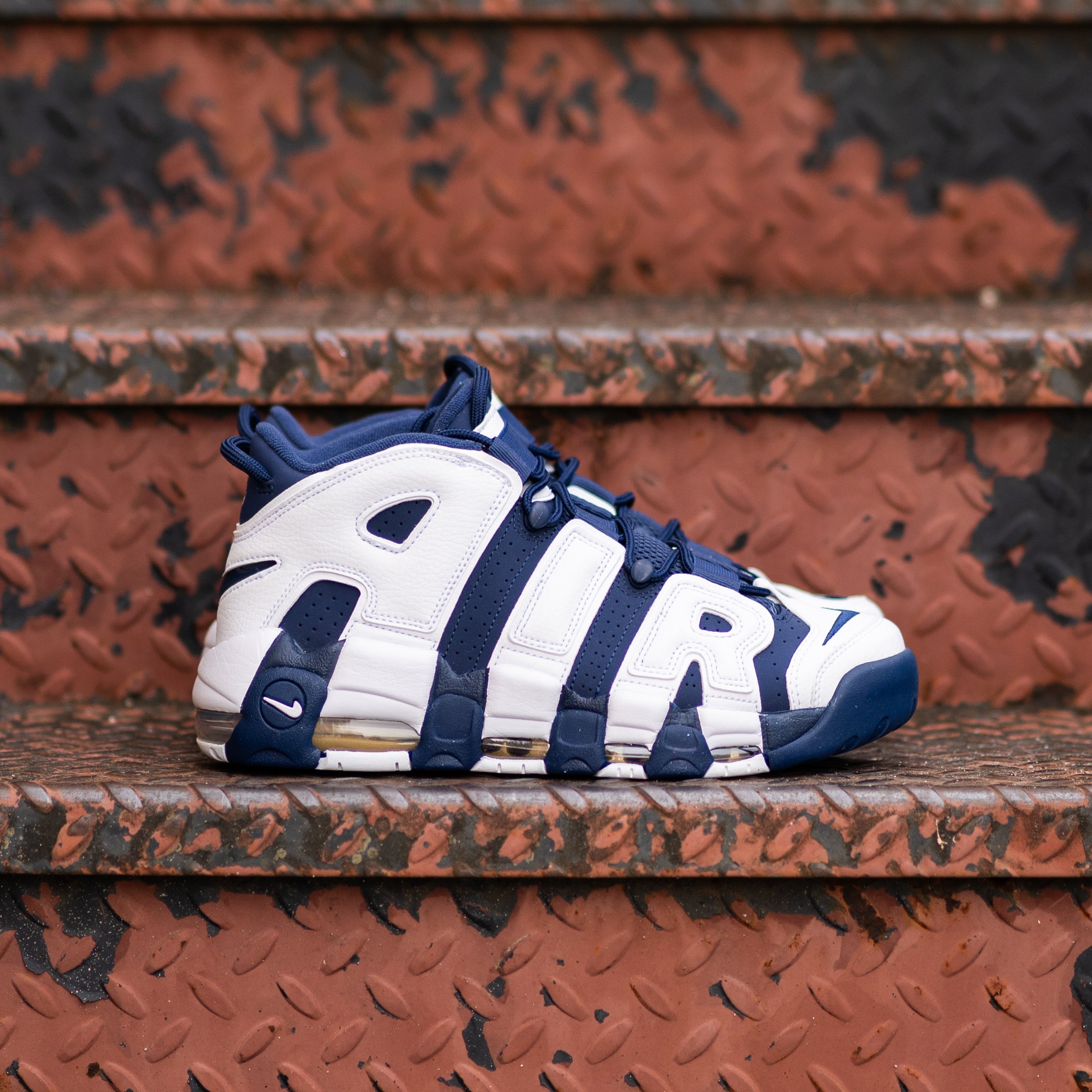 Nike Air More Uptempo 96 (White/Midnight Navy)