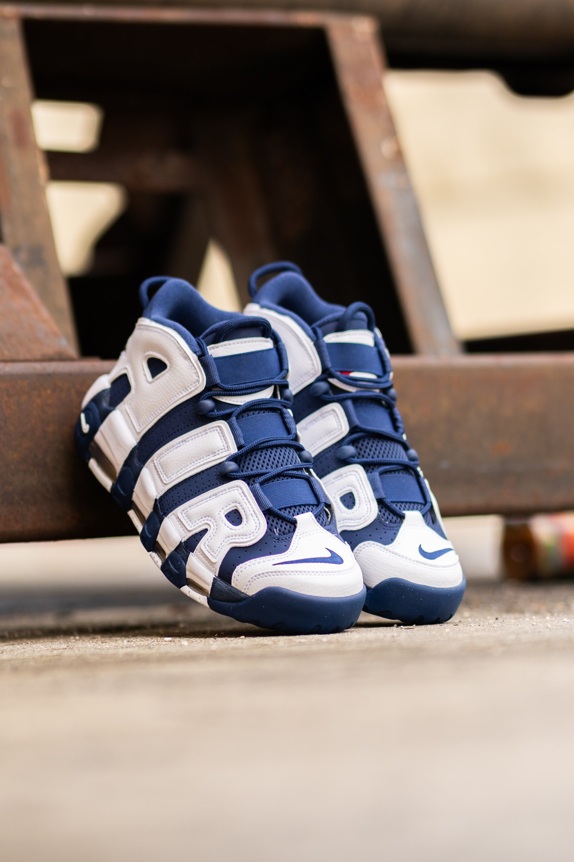 Nike Air More Uptempo 96 (White/Midnight Navy)