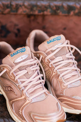 Mens Saucony ProGrid Triumph 4 (Tan/Royal)