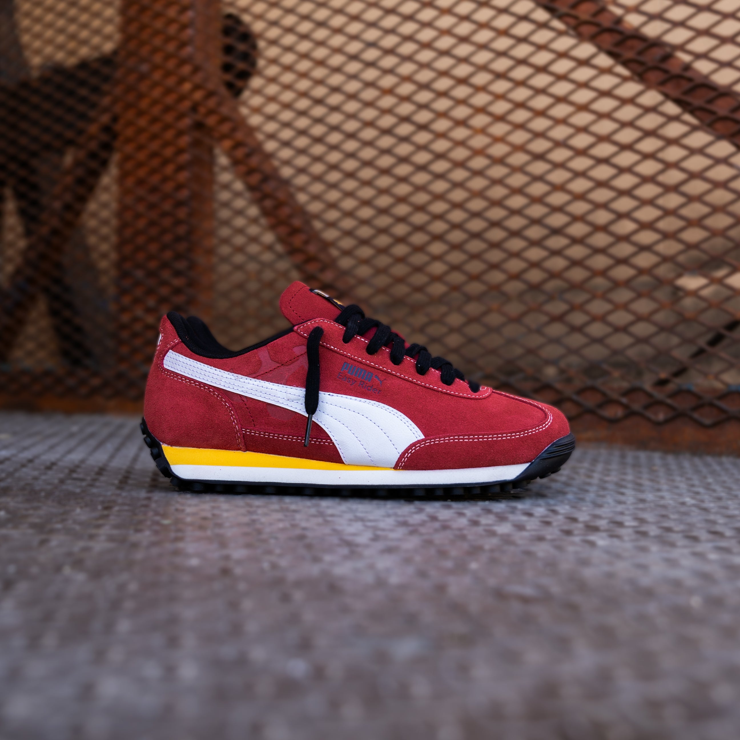 Mens Puma Easy Rider Road To Unity (Dark Crimson/Puma White)