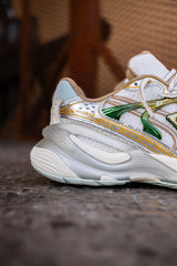 Womens Puma Inverse Shimmer (Warm White/Archive Gold)