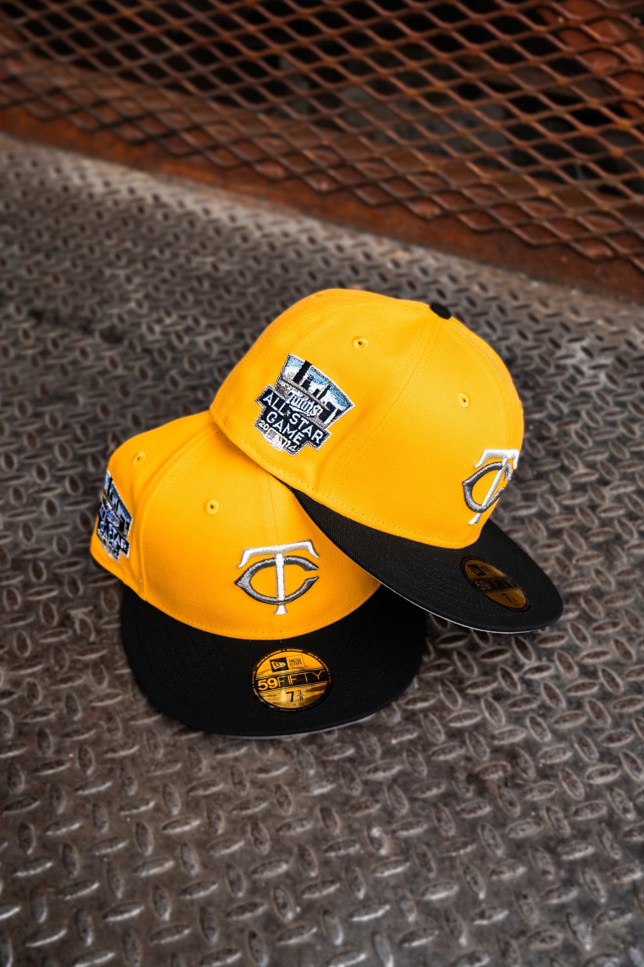 New Era Minnesota Twins 2014 All-Star Game Grey UV (Gold/Black) 59Fifty Fitted