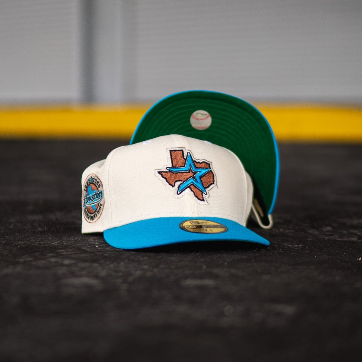 New Era Houston Astros 45th Anniversary Green UV (Off White/Aqua) - New Era