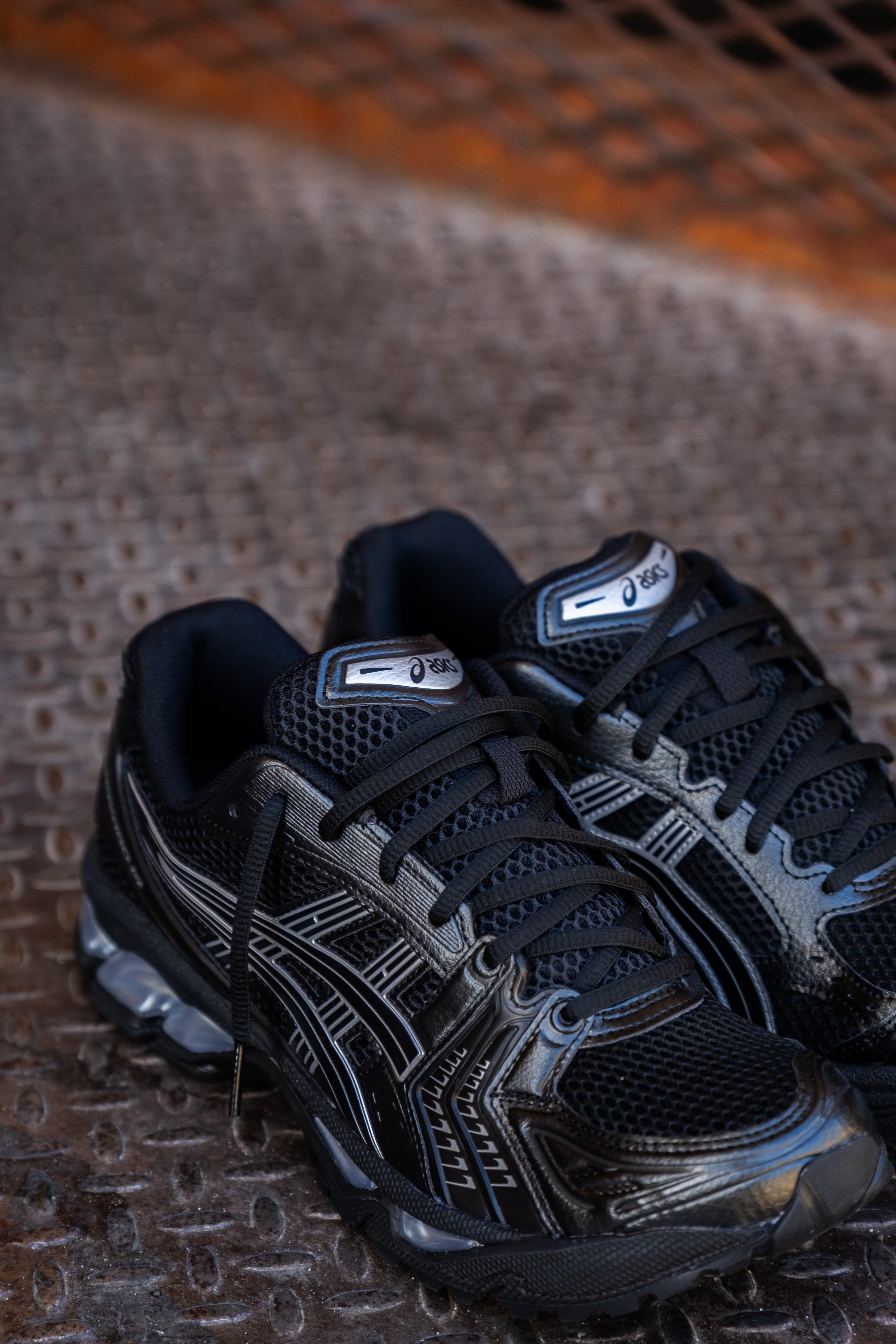 Mens Asics Gel Kayano 14 (Black/Pure Silver)