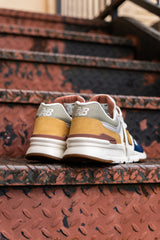 Mens New Balance 997H (White/Brown) - CM997HZG