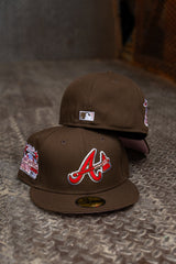 New Era Atlanta Braves 2000 All-Star Game Pink UV 59Fifty Fitted (Mocha)