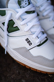 Mens New Balance 550 (White/Pine Green) - BB550ESB - SNEAKER TOWN