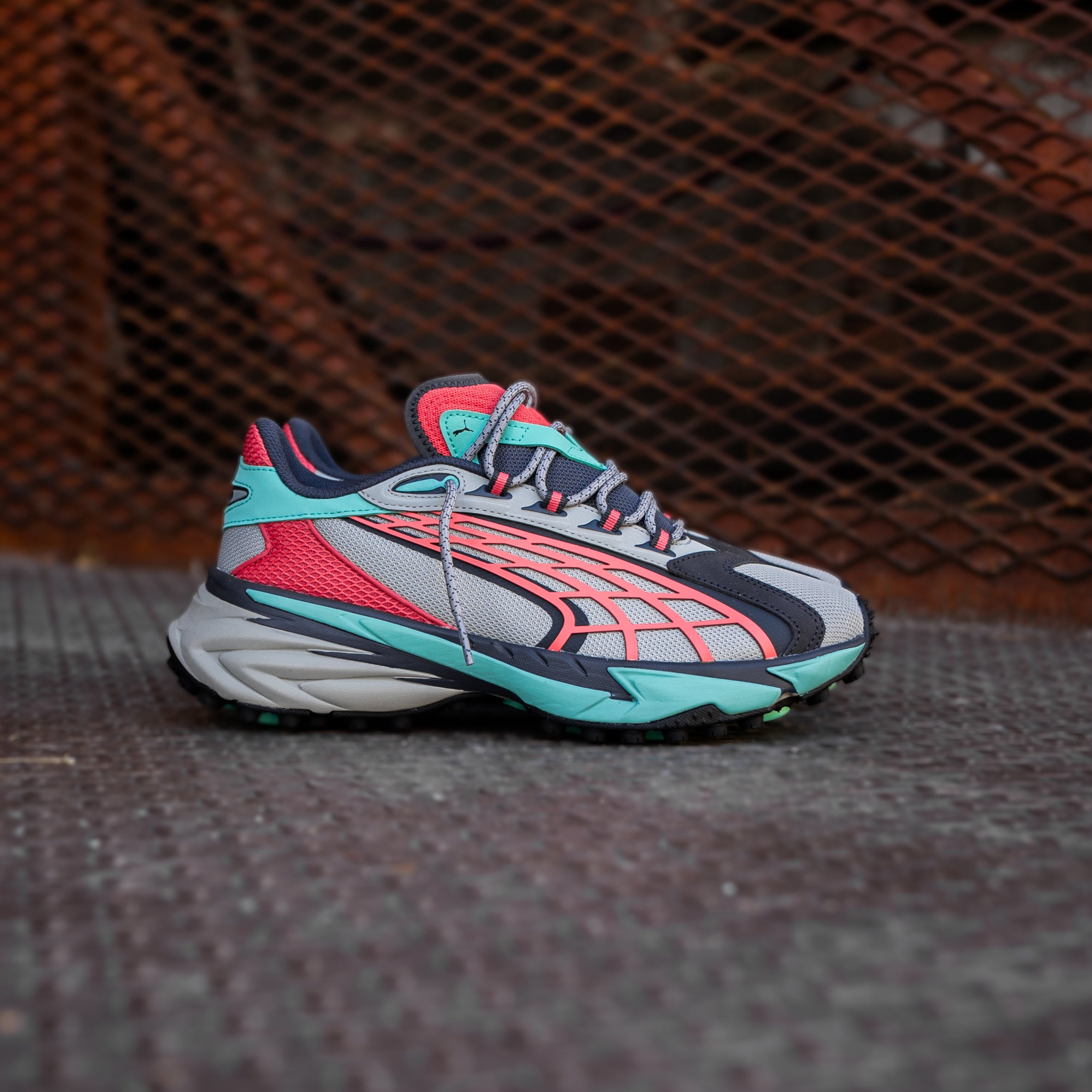 Mens Puma Spirex (Smokey Gray/Salmon)