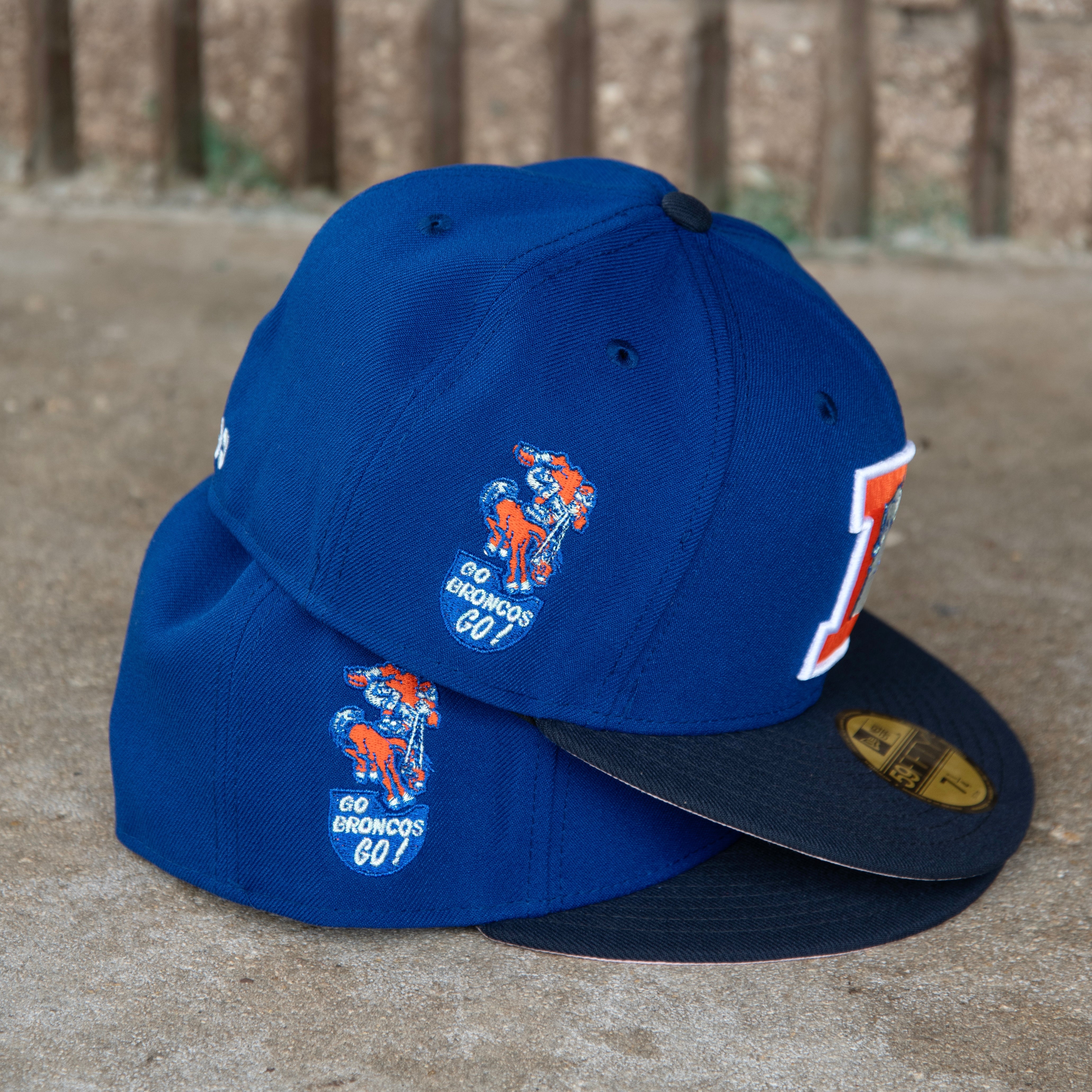 New Era Denver Broncos Go Broncos Go Side Patch Fitted - New Era